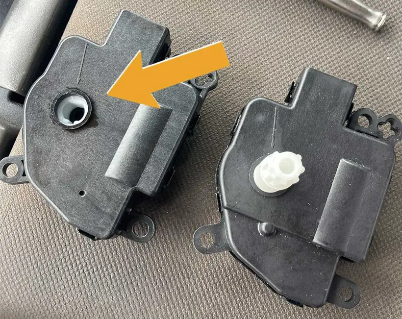 Honda Element Defective blend door actuator
